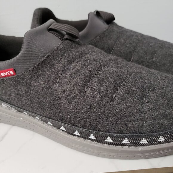 NEW Men\'s Levis slip on felt loafer slipper padded memory foam shoe sze XL 11-12 main image 13